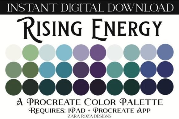 Download Rising Energy Procreate Color Palette - Premium Resources