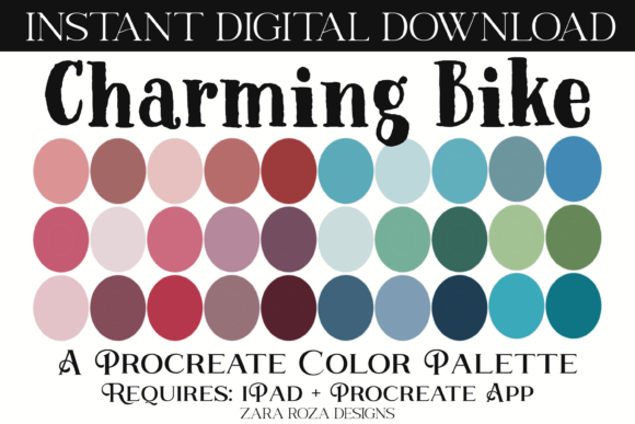 Download Charming Bike Procreate Color Palette - Premium Resources