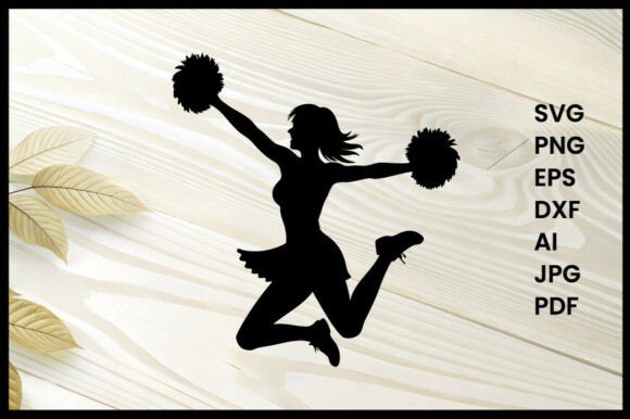 Download Cheerleader Dancing with Pom Poms - Premium Resources