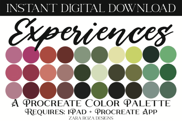 Download Experiences Procreate Color Palette - Premium Resources