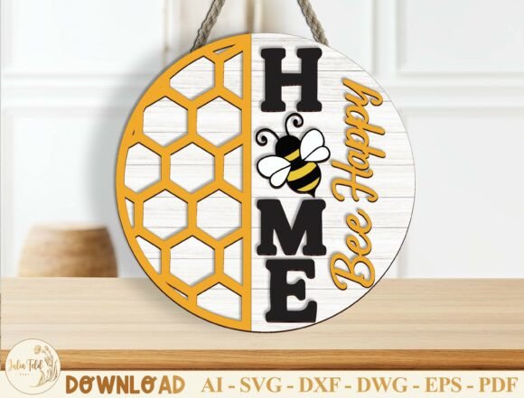 Download Honeycomb Welcome Sign Laser Cut SVG - Premium Resources